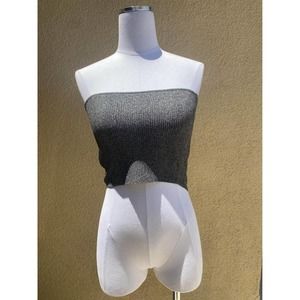 PacSun Kendall & Kylie Heather Grey Tube Top Small